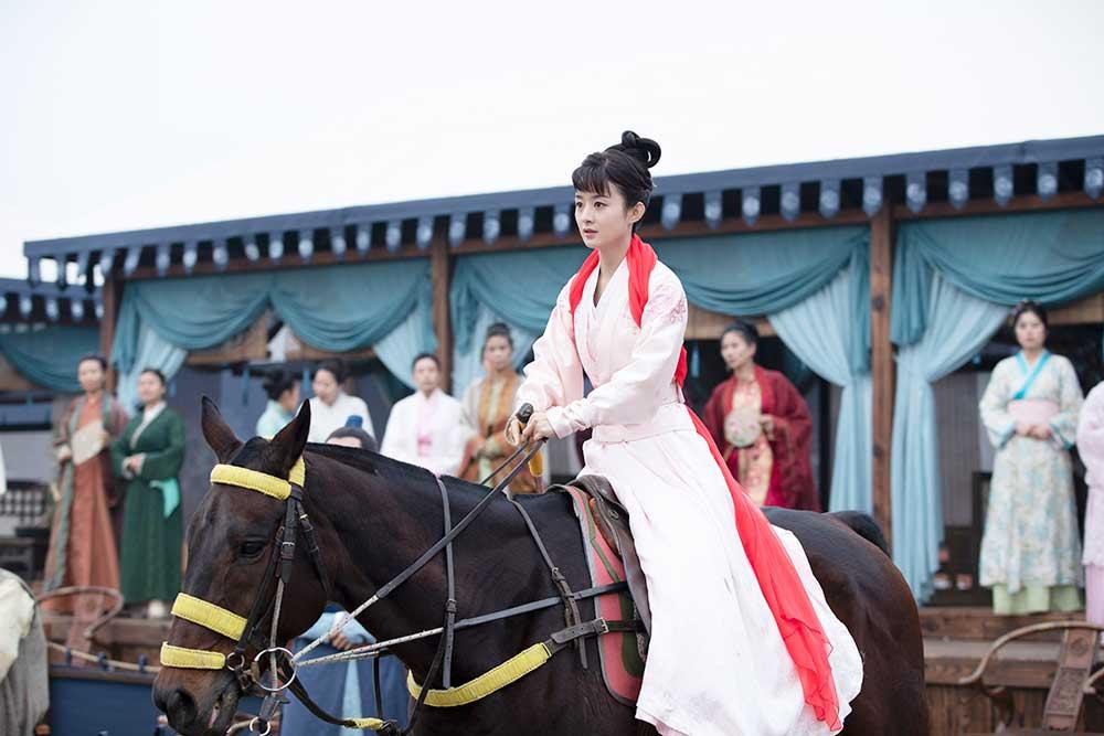 「明蘭」馬球のシーン