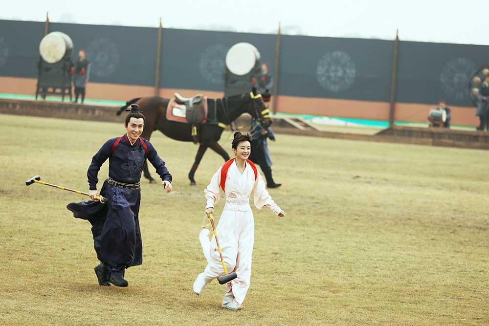 「明蘭」馬球のシーン2