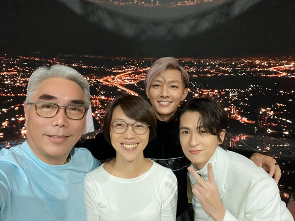 ゼロ・チョウ監督とアーロンとシー・チーティエン