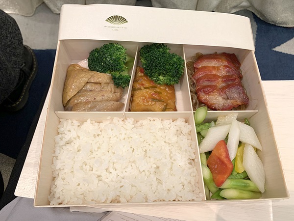 マンダリンホテルのメディア用弁当