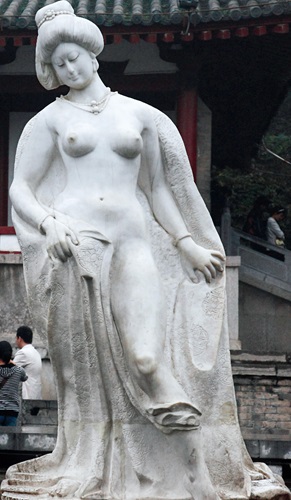 楊貴妃の石像