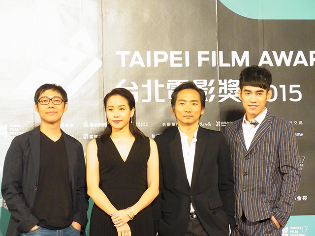 林書宇（トム･リン）監督、林嘉欣（カリーナ･ラム）、石頭（ストーン/Mayday）、張書豪（チャン・シューハオ）